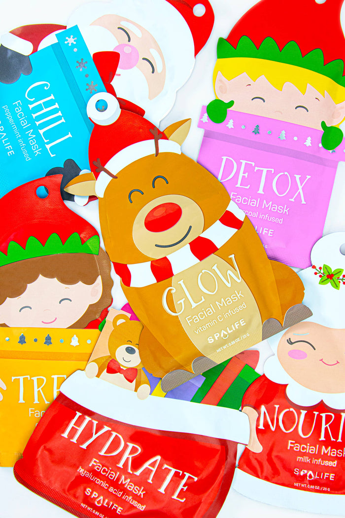Santa's Squad Sheet Mask Gift Set