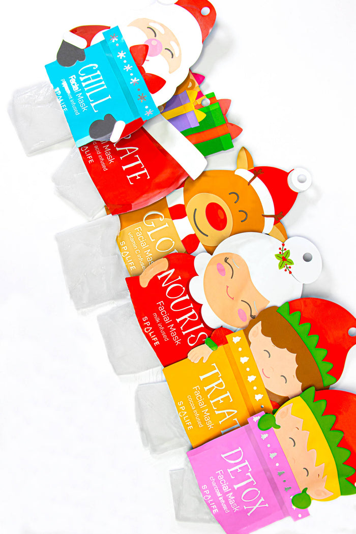Santa's Squad Sheet Mask Gift Set
