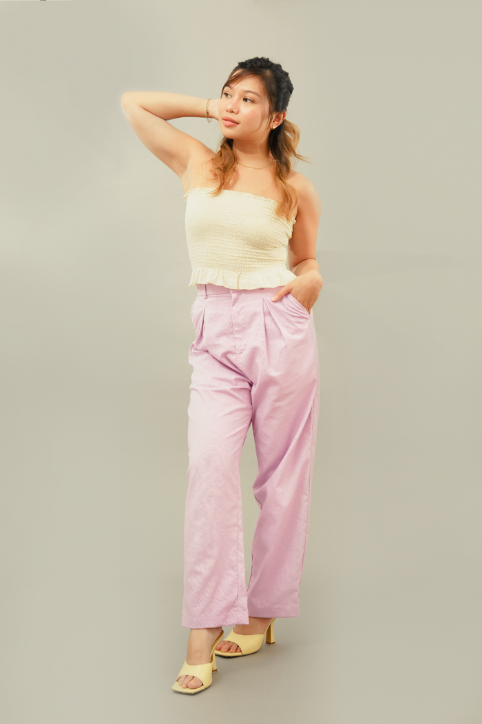 Schedule My Meeting Pants Lilac