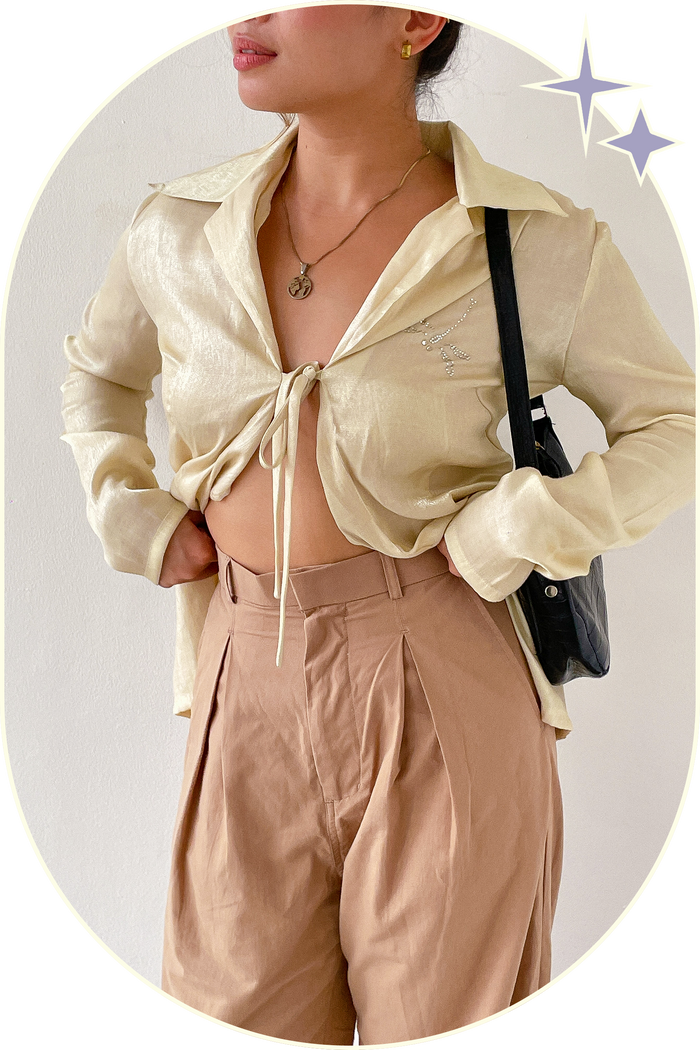 Schedule My Meeting Pants Tan