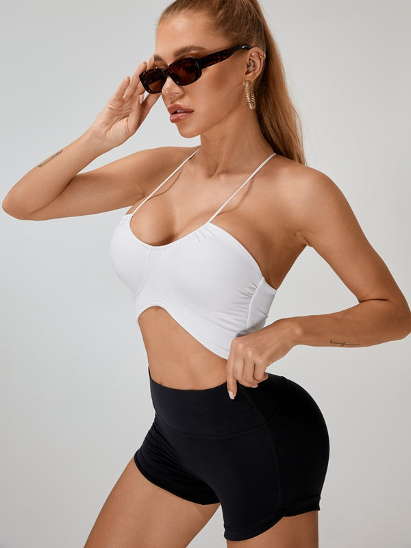 Scrunch Bum High-rise Spandex Gym Booty Shorts