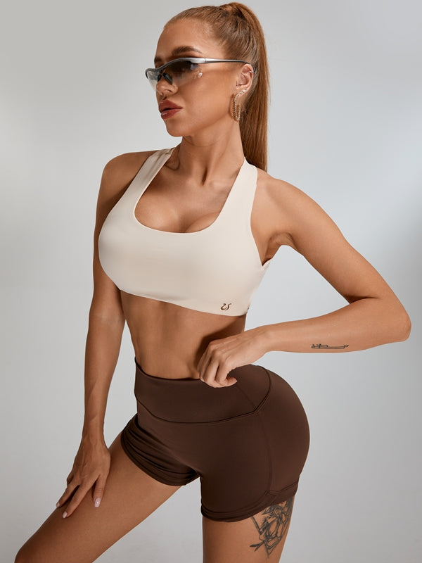 Scrunch Bum High-rise Spandex Gym Booty Shorts
