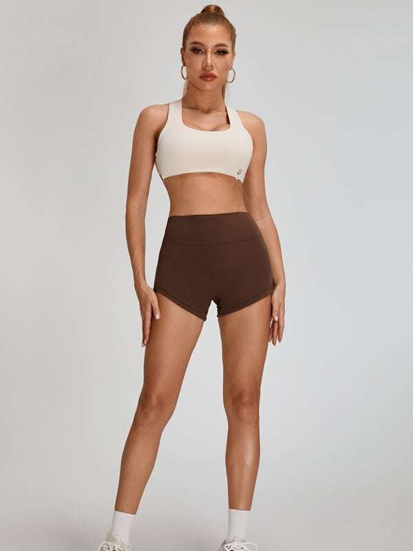 Scrunch Bum High-rise Spandex Gym Booty Shorts