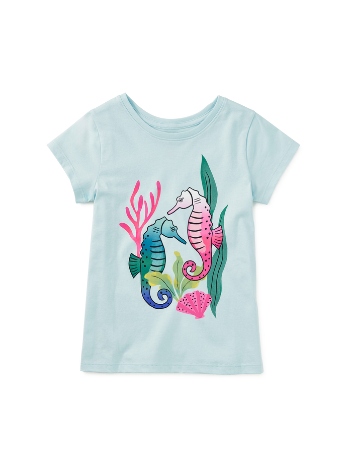 Seahorse Serenade Graphic Tee