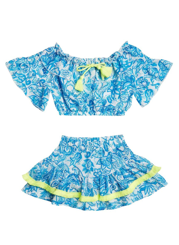 Kids Set Marie Raxevsky Set Top Skort Cycladic Apoella