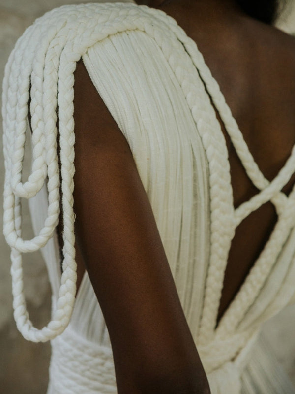 Sexy Cross Back Without Bikini Set Cover-up Dress