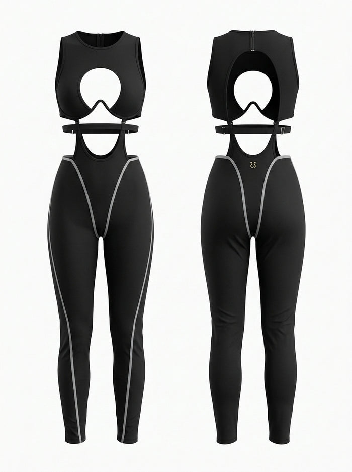 Sexy Hollow Out Jumpsuit