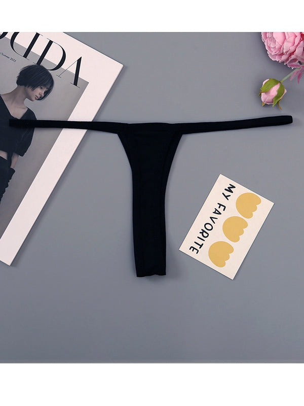 Sexy Mesh Print T-Back Panties