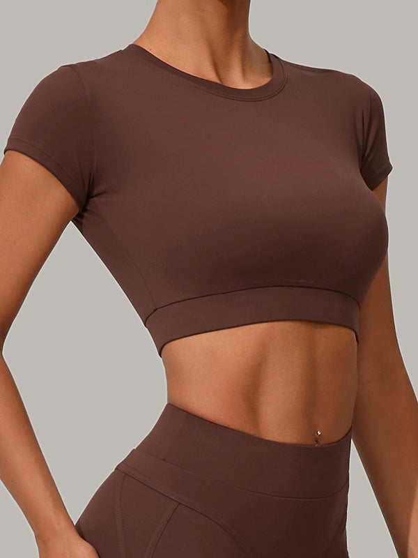 Saddle Brown / S / Short Sleeves
