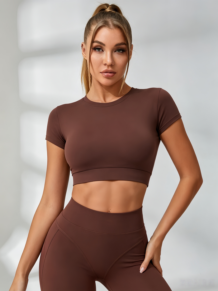 Saddle Brown / S / Short Sleeves