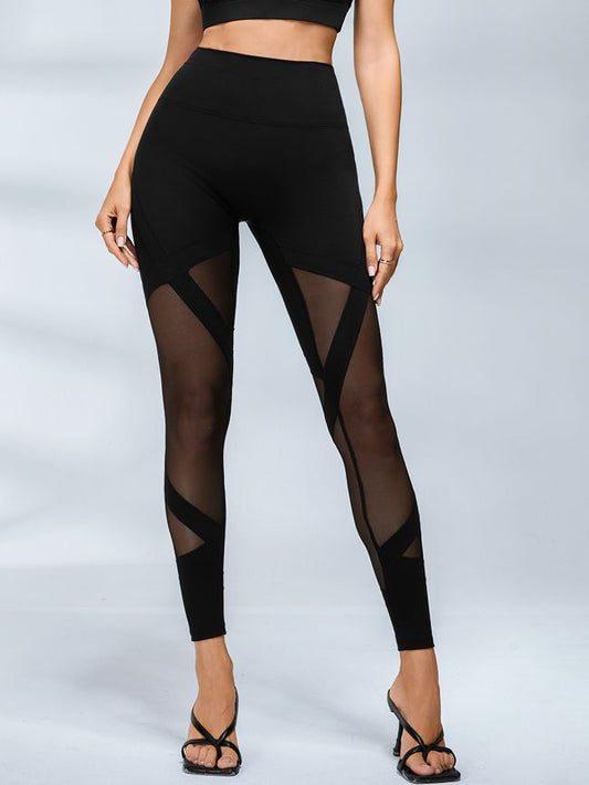 Sexy Sheer Mesh Hip-lift Leggings