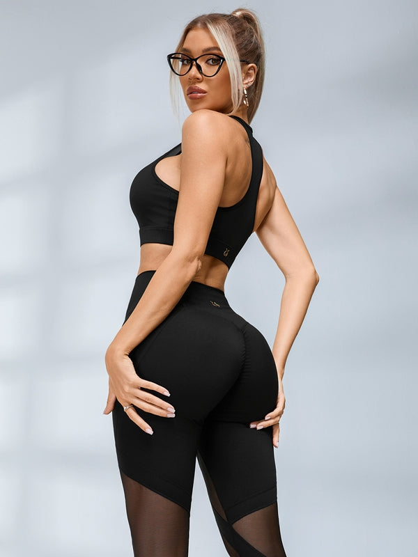 Sexy Sheer Mesh Hip-lift Leggings