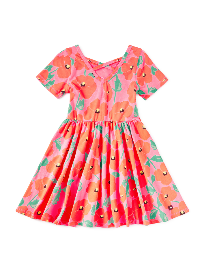 Short Sleeve Ballet Dress