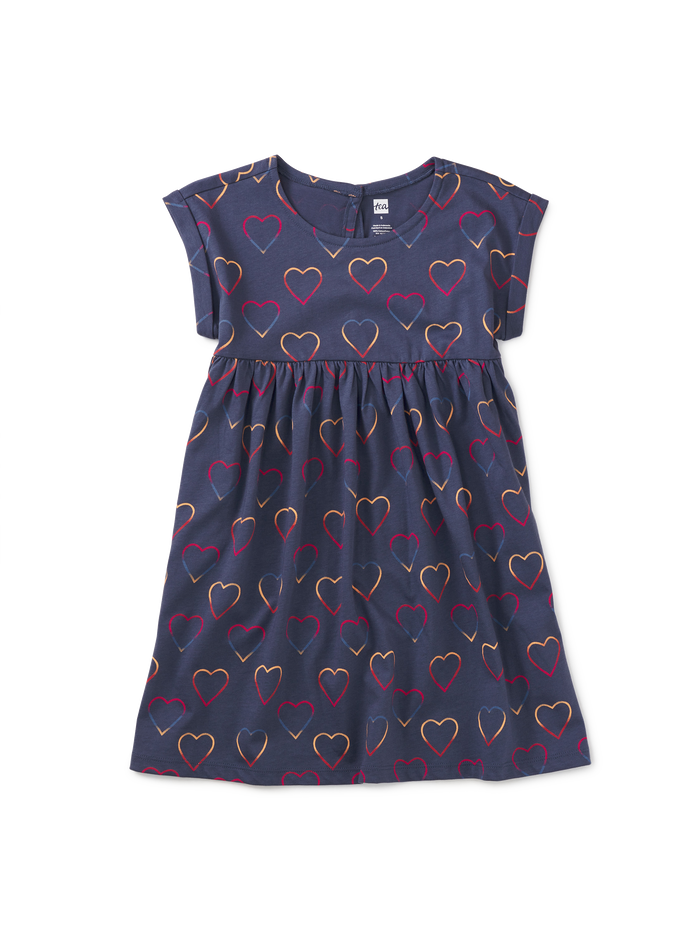 Short Sleeve Empire Dress