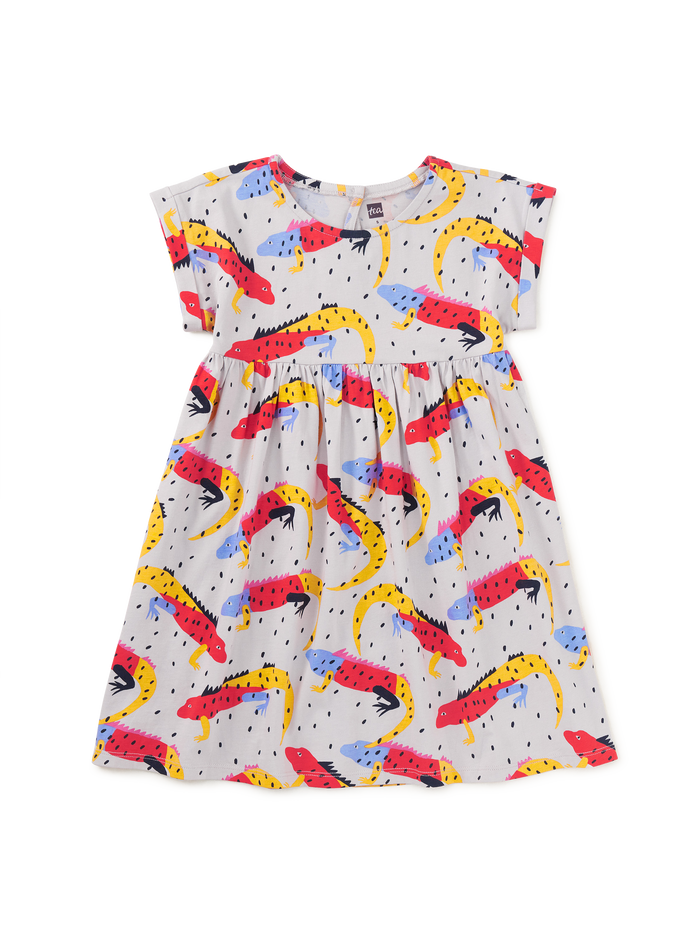 Short Sleeve Empire Dress