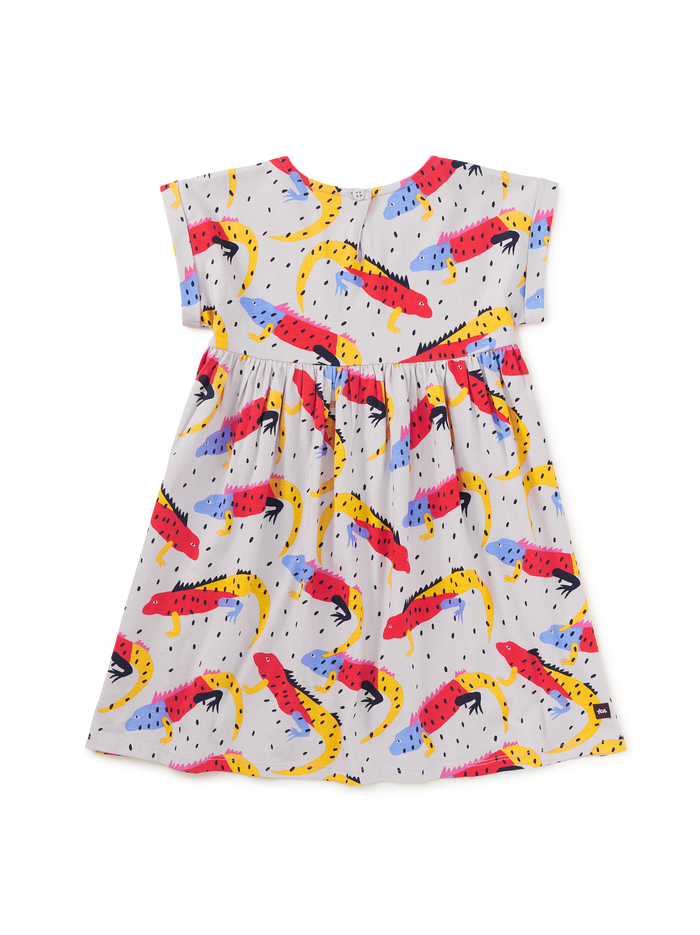 Short Sleeve Empire Dress