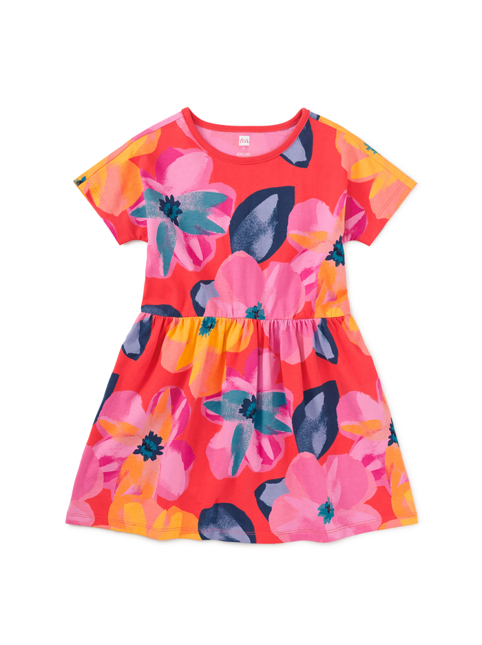 Short Sleeve Twirl Dress