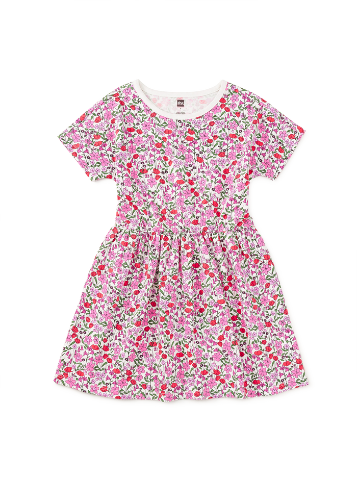 Short Sleeve Twirl Dress