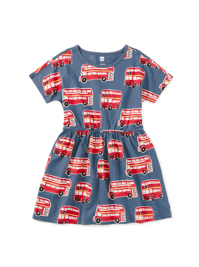 Short Sleeve Twirl Dress