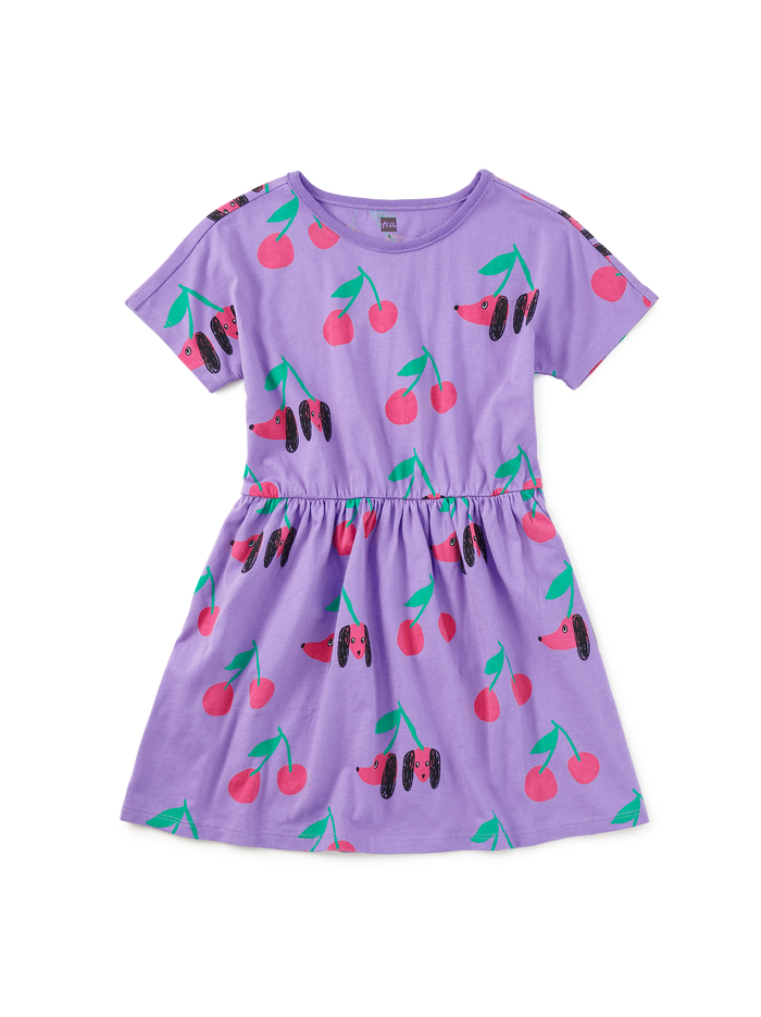 Short Sleeve Twirl Dress
