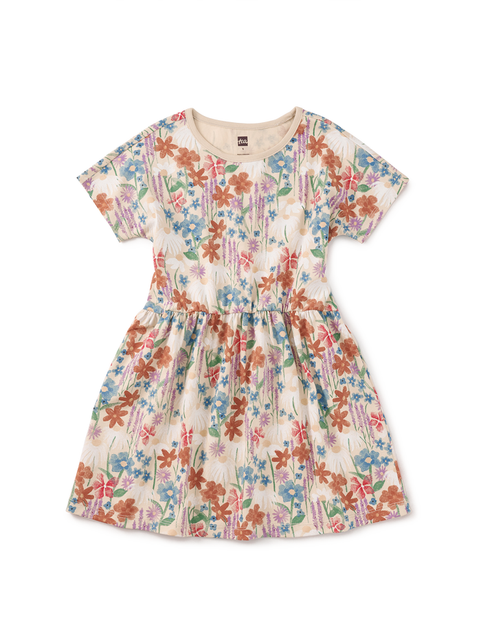 Short Sleeve Twirl Dress