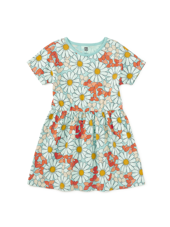 Short Sleeve Twirl Dress
