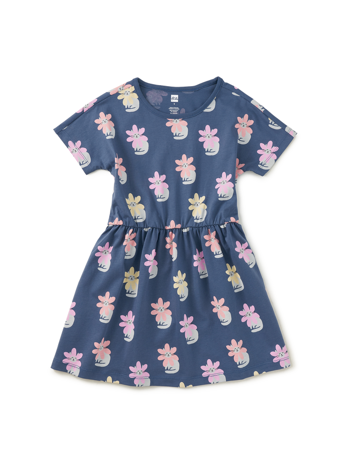 Short Sleeve Twirl Dress