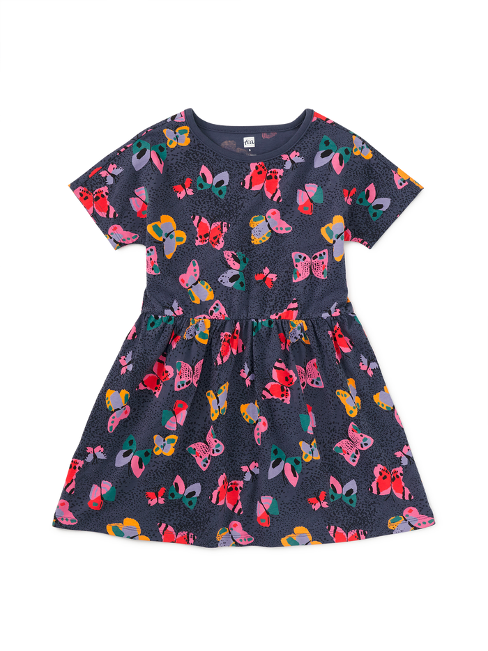 Short Sleeve Twirl Dress