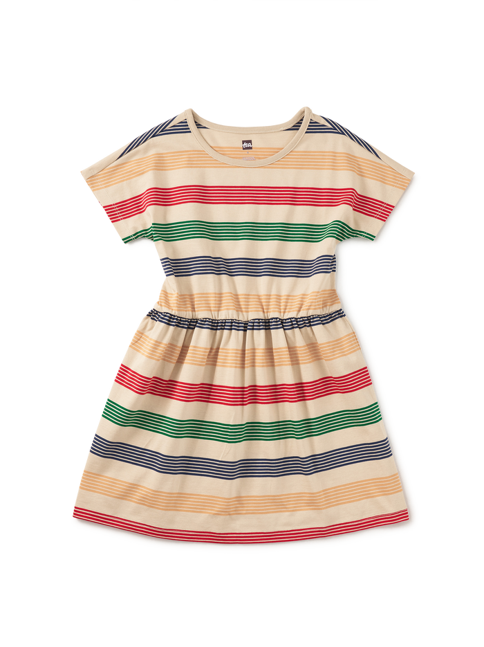 Short Sleeve Twirl Dress