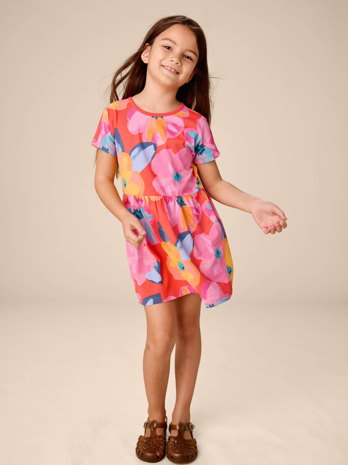 Short Sleeve Twirl Dress