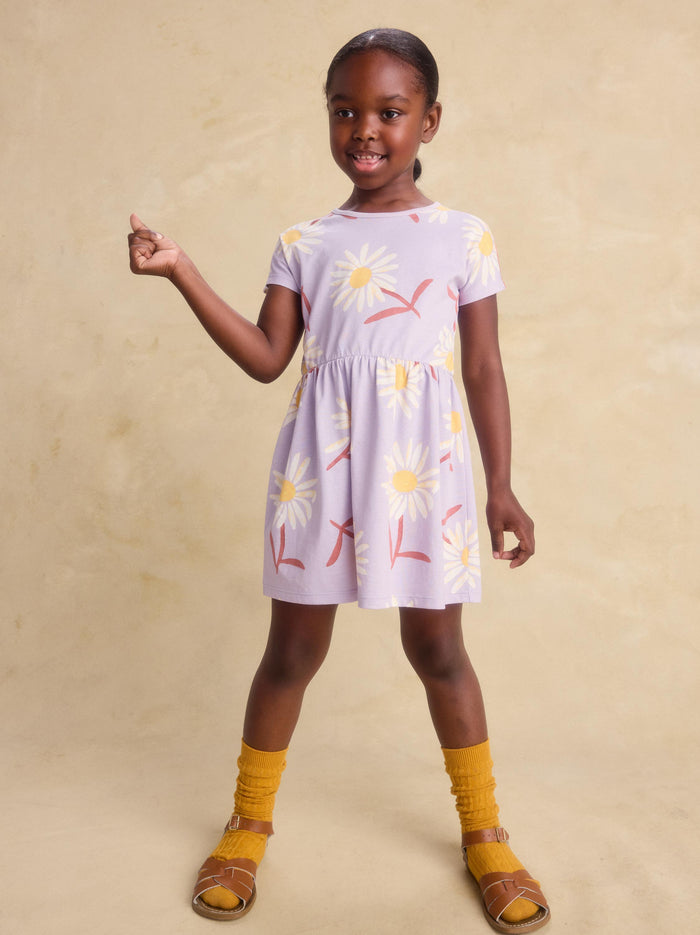 Short Sleeve Twirl Dress