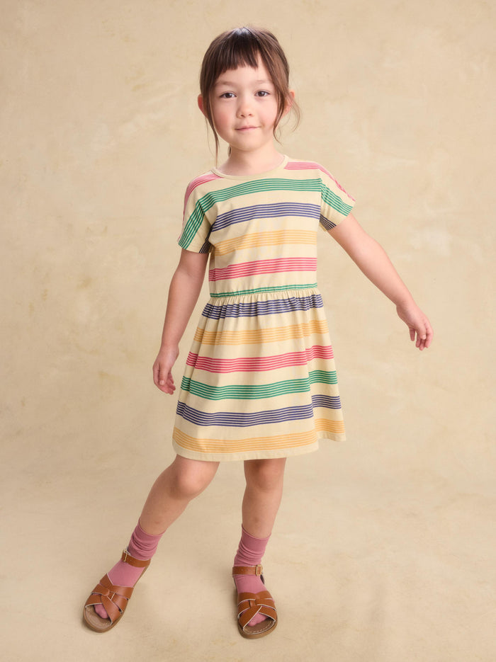Short Sleeve Twirl Dress