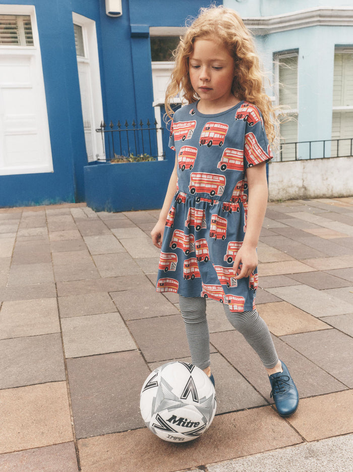 Short Sleeve Twirl Dress