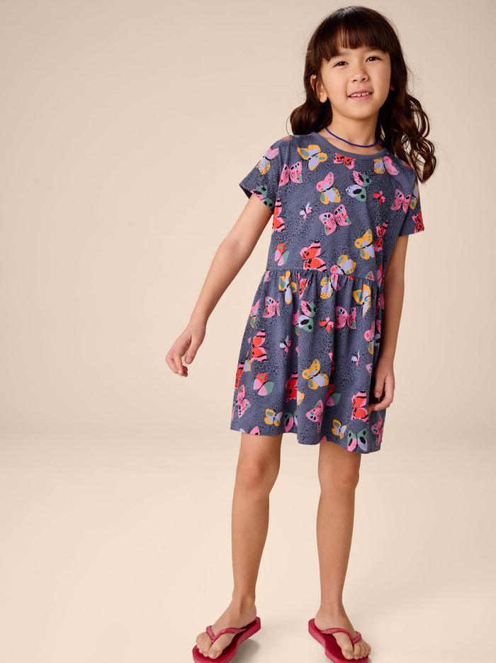 Short Sleeve Twirl Dress