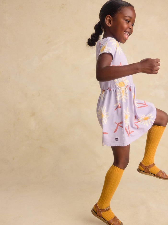 Short Sleeve Twirl Dress