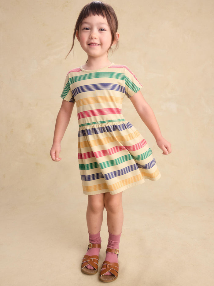 Short Sleeve Twirl Dress