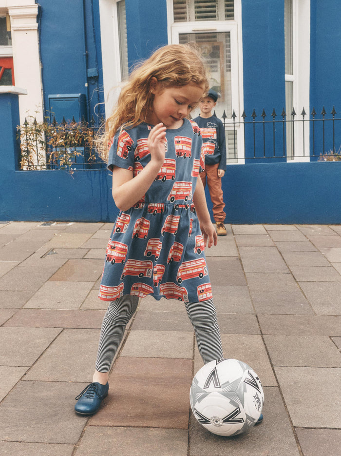 Short Sleeve Twirl Dress