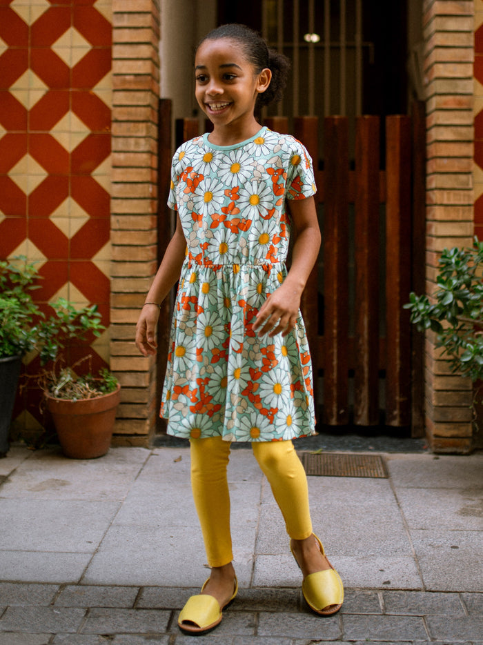 Short Sleeve Twirl Dress