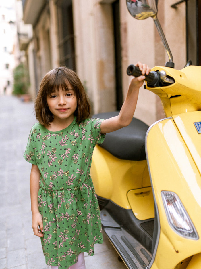 Short Sleeve Twirl Dress