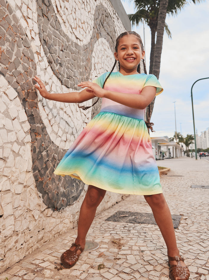 Short Sleeve Wrap Neck Dress