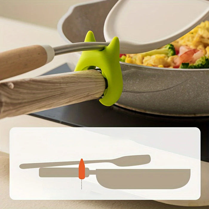 Silicone Pot Clip Spoon Rest