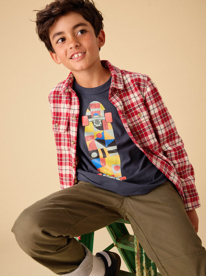 Skateboard Layered Tee