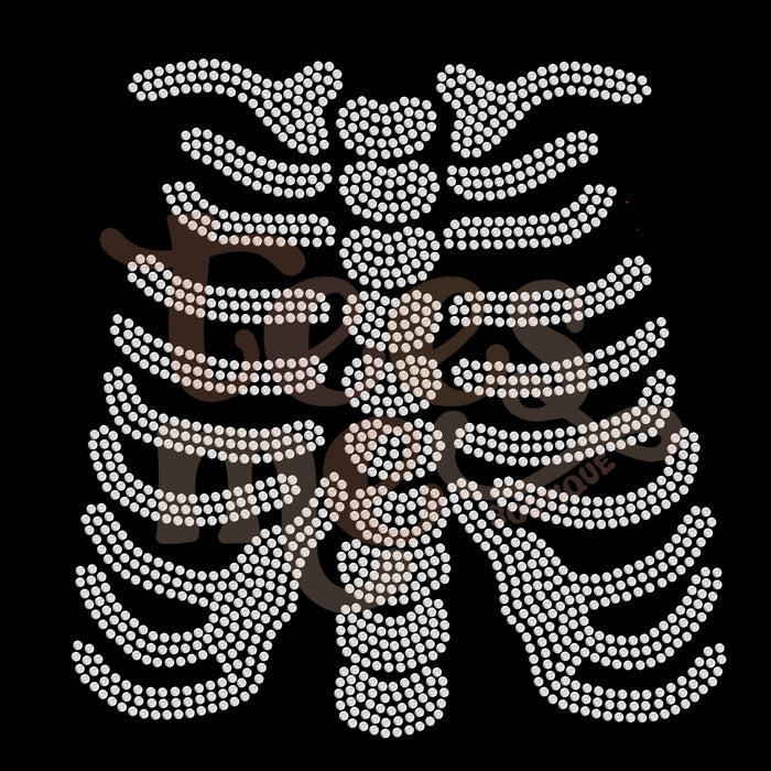 Skeleton Rib Cage SPANGLE TRANSFER
