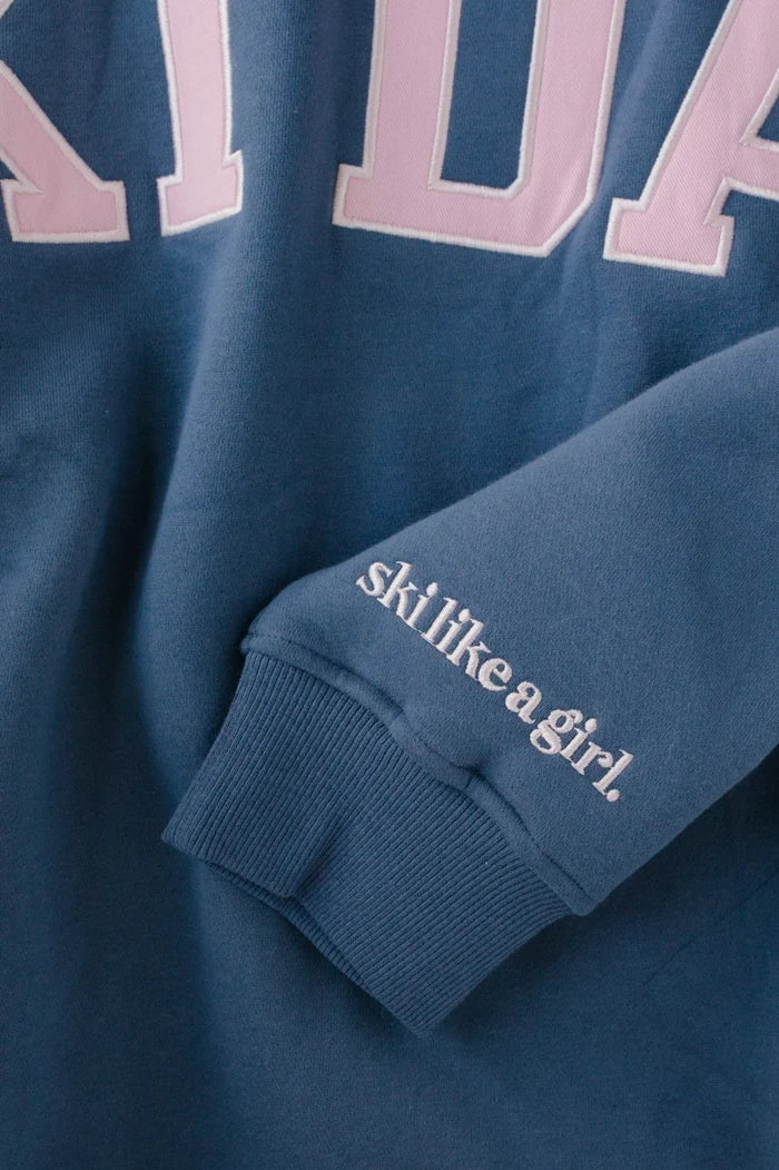 Ski Day Mock Neck Fleece Sweater