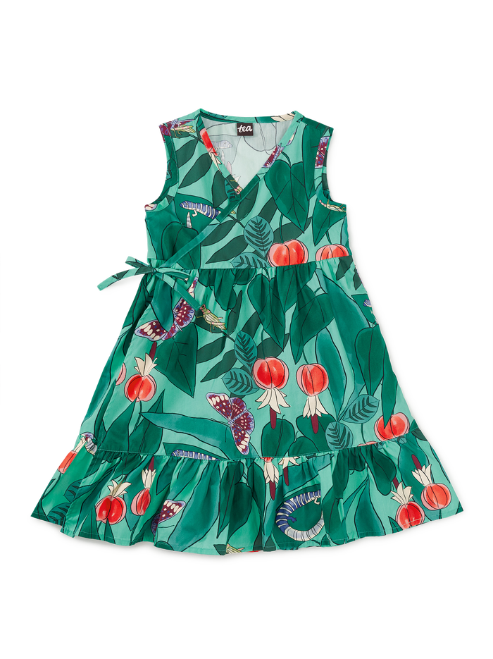 Sleeveless Wrap Dress