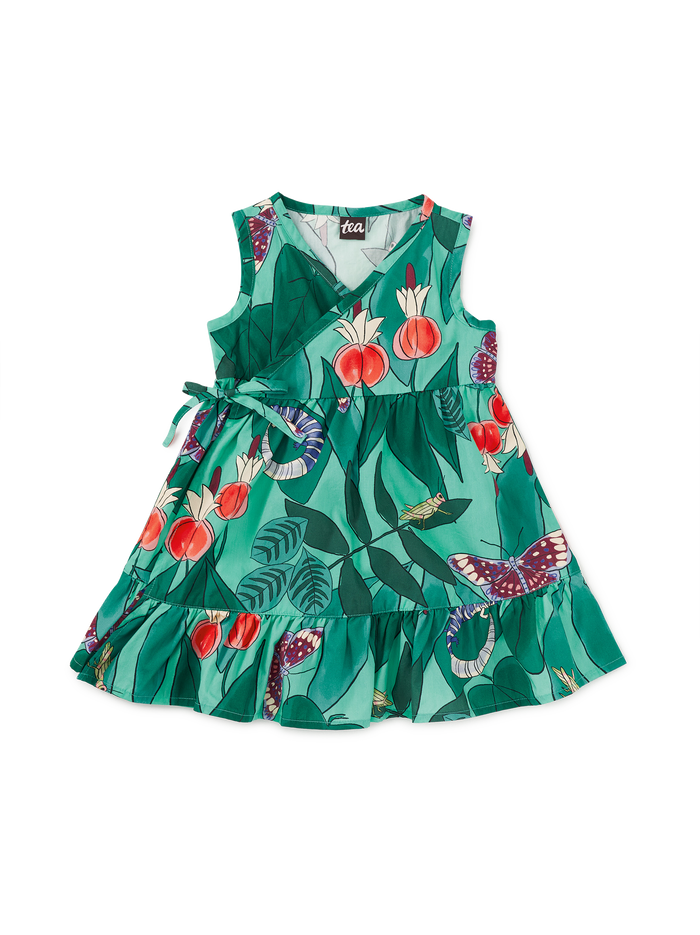 Sleeveless Wrap Dress