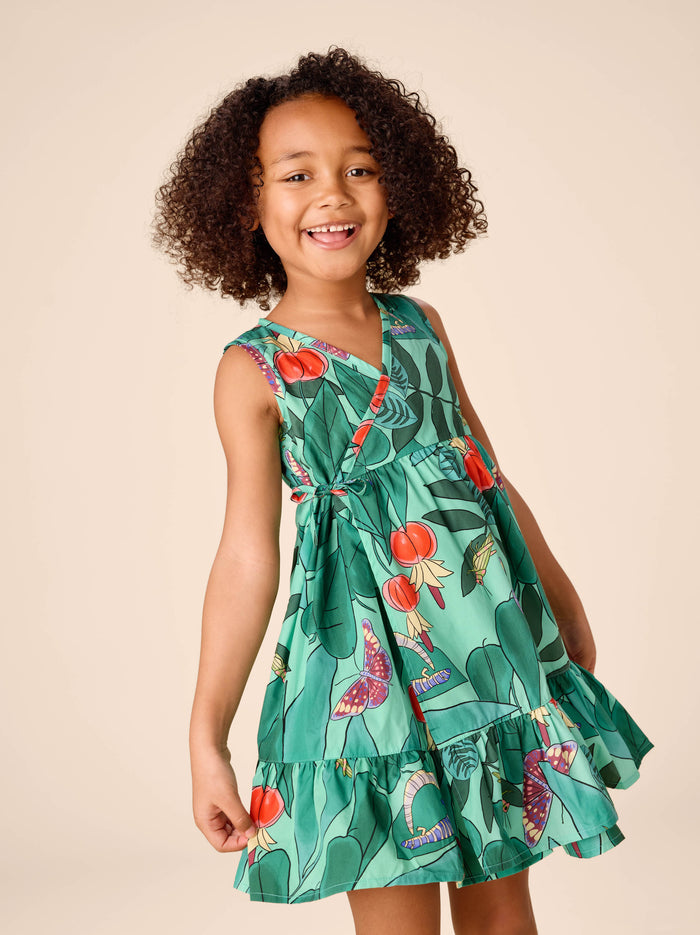 Sleeveless Wrap Dress