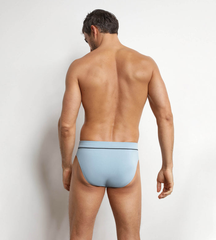 Slip homme en coton modal Bleu Azur Dim Gentleman