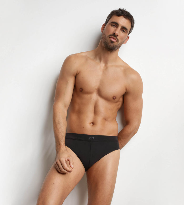 Slip homme en coton modal Noir Dim Gentleman