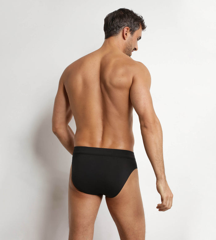 Slip homme en coton modal Noir Dim Gentleman